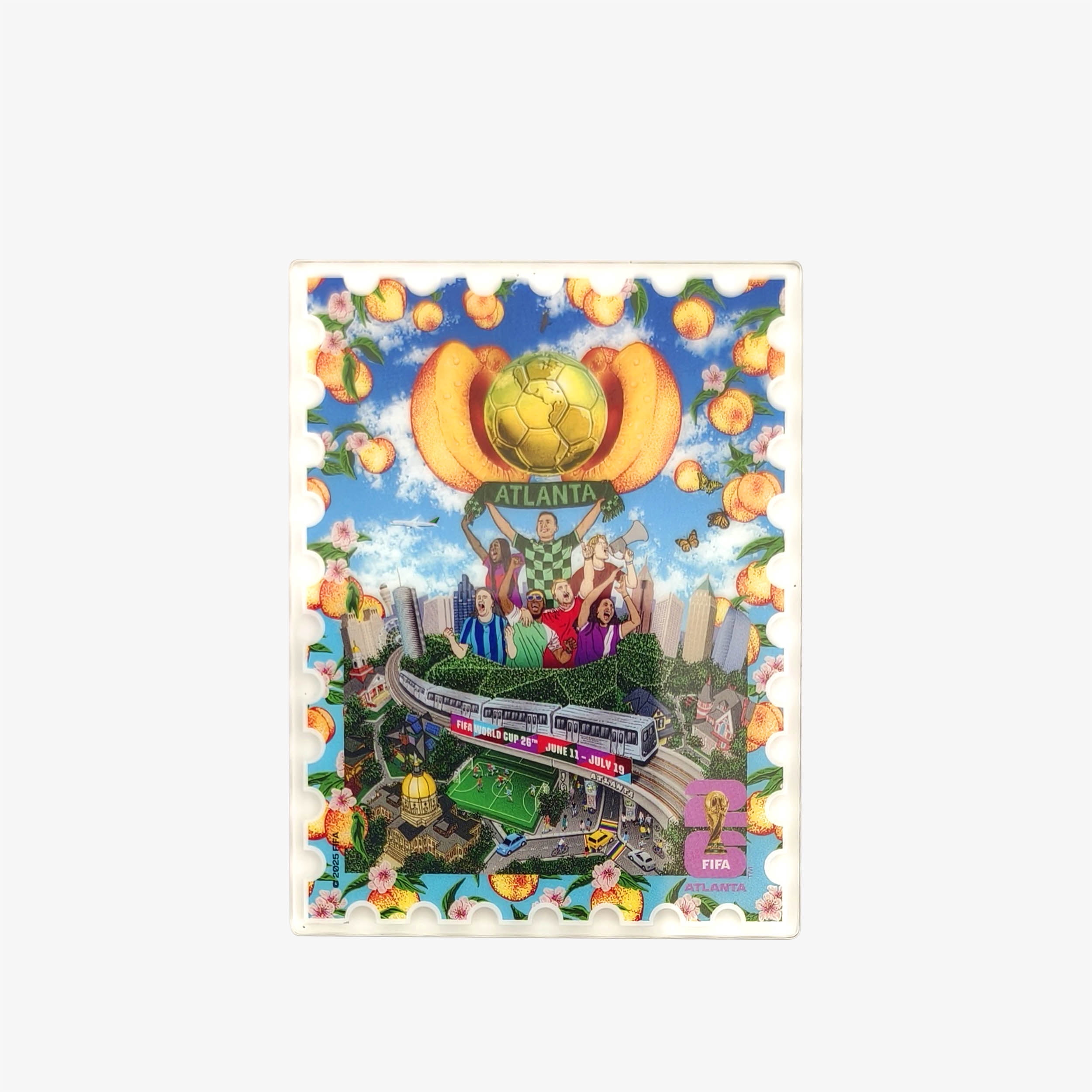 FIFA World Cup 2026 Host City Soccer Poster Magnet - Atlanta