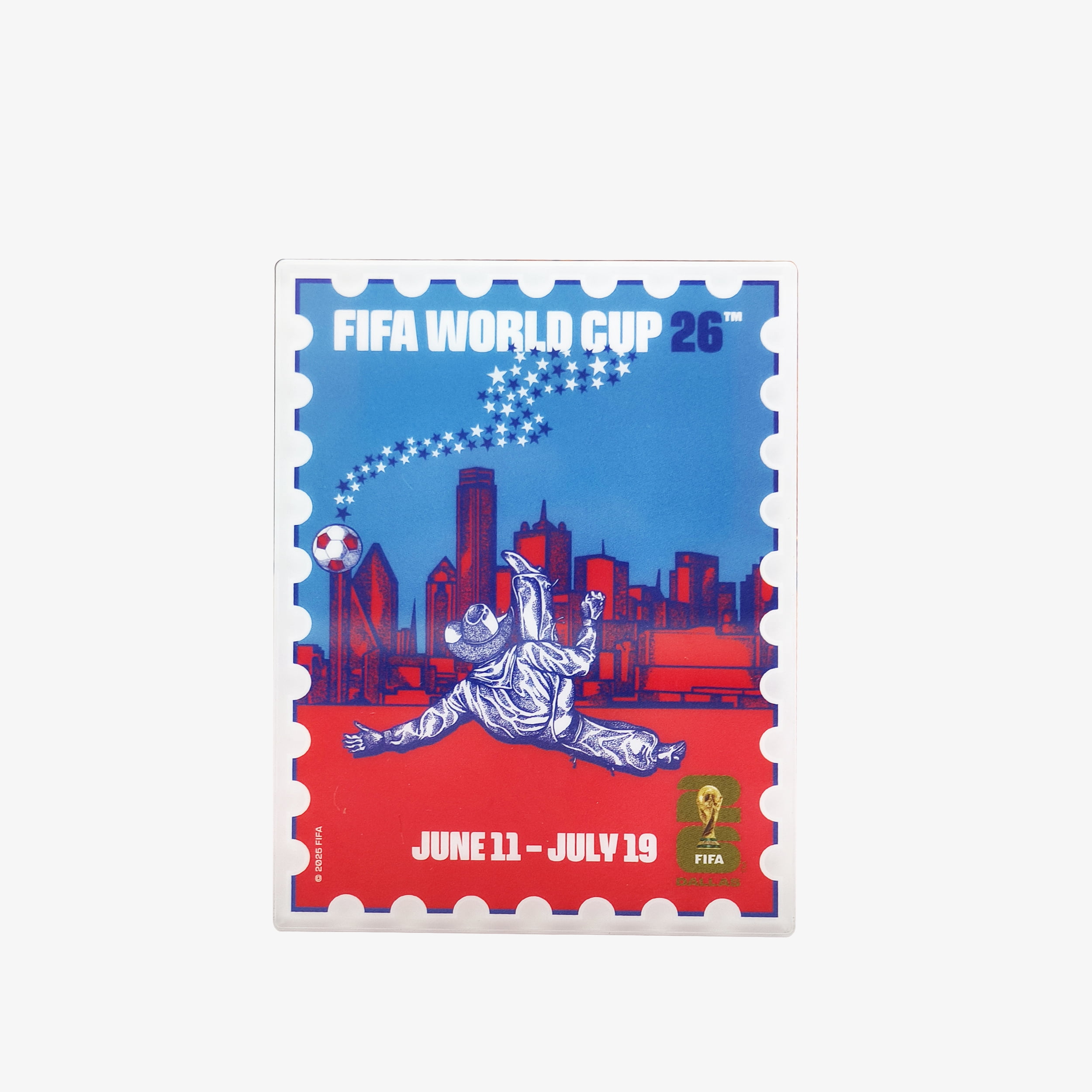FIFA World Cup 2026 Host City Soccer Poster Magnet - Dallas