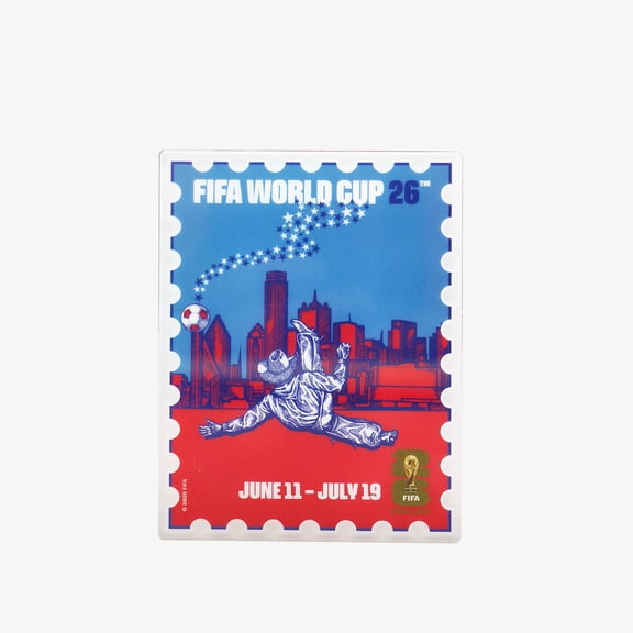 FIFA World Cup 2026 Host City Soccer Poster Magnet - Dallas