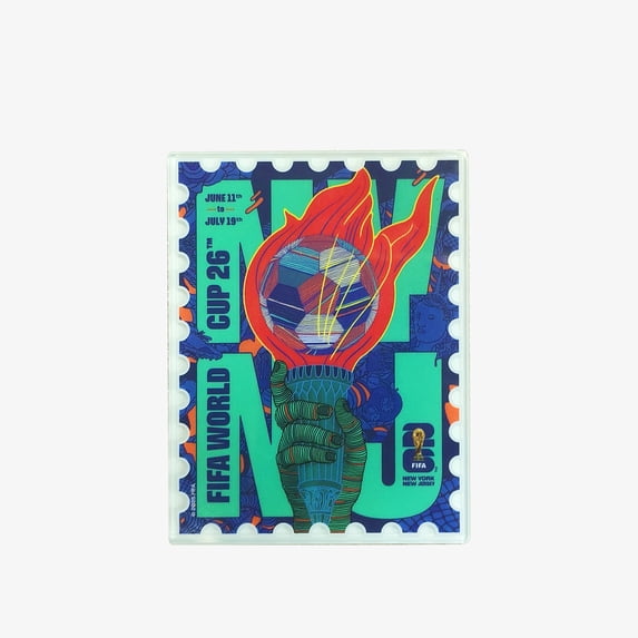FIFA World Cup 2026 Host City Soccer Poster Magnet - New York