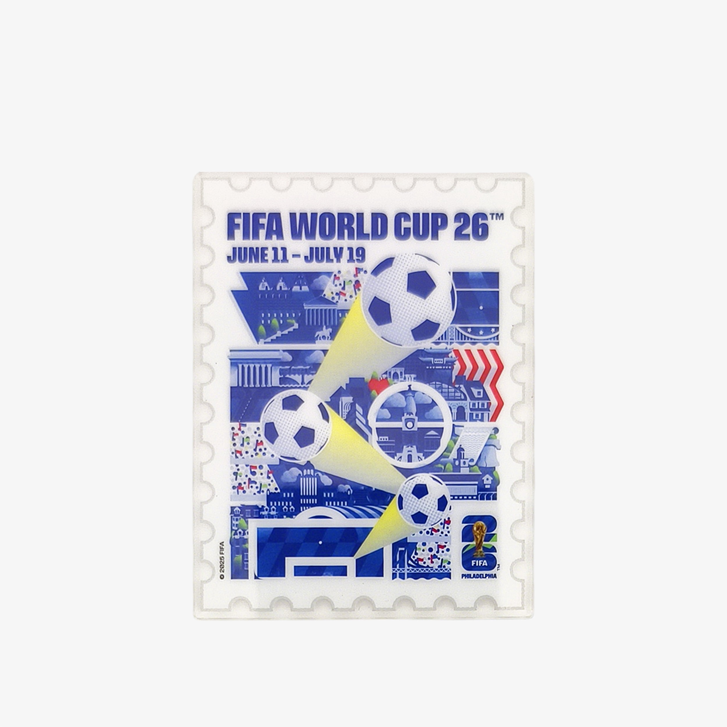 FIFA World Cup 2026 Host City Soccer Poster Magnet - Philadelphia