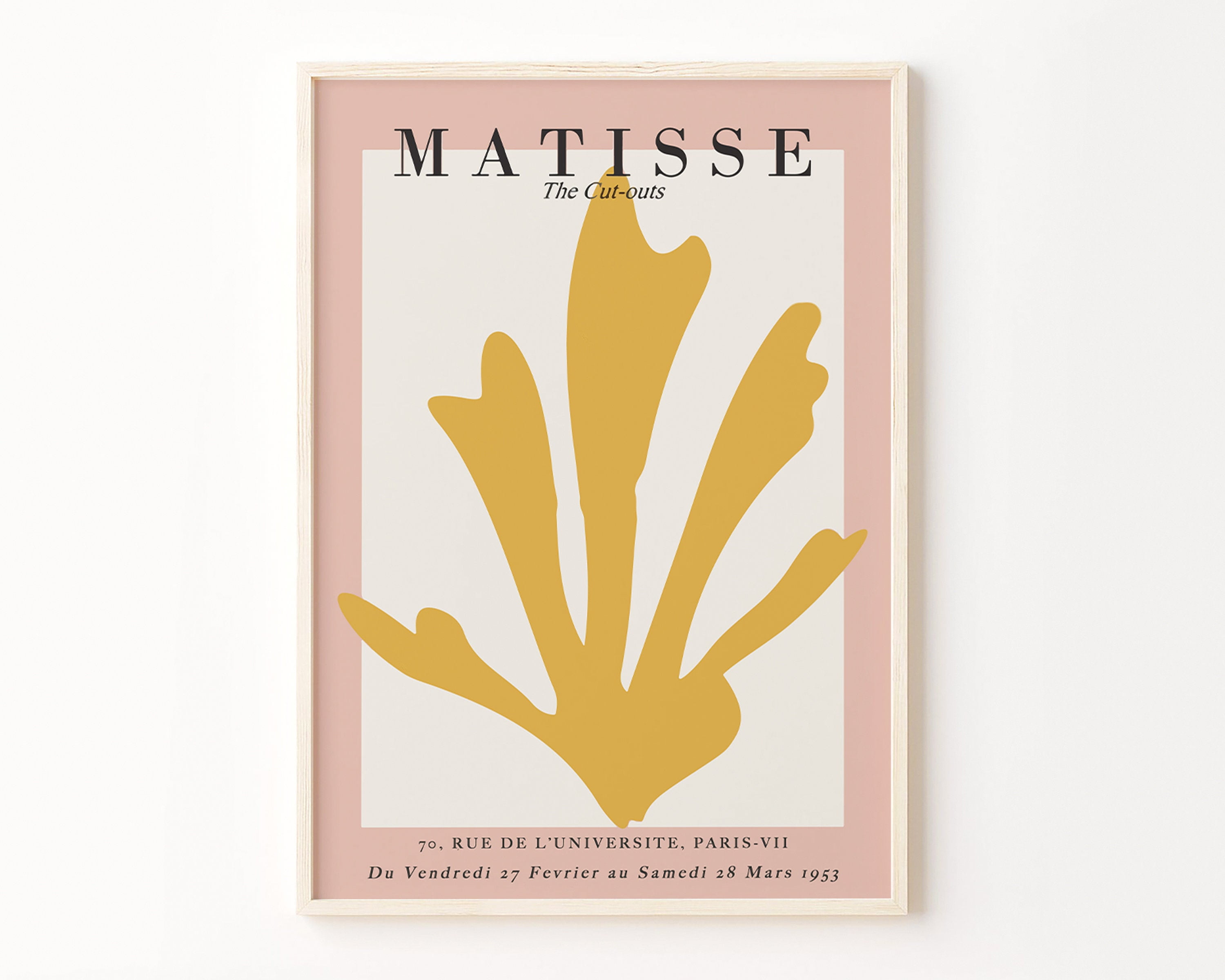 POSTER Matisse Flower, Matisse Cutout Print, Henri Matisse Poster ...