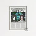 POSTER Metro Boomin and Coi Leray Retro Newspaper Print, SelfLove