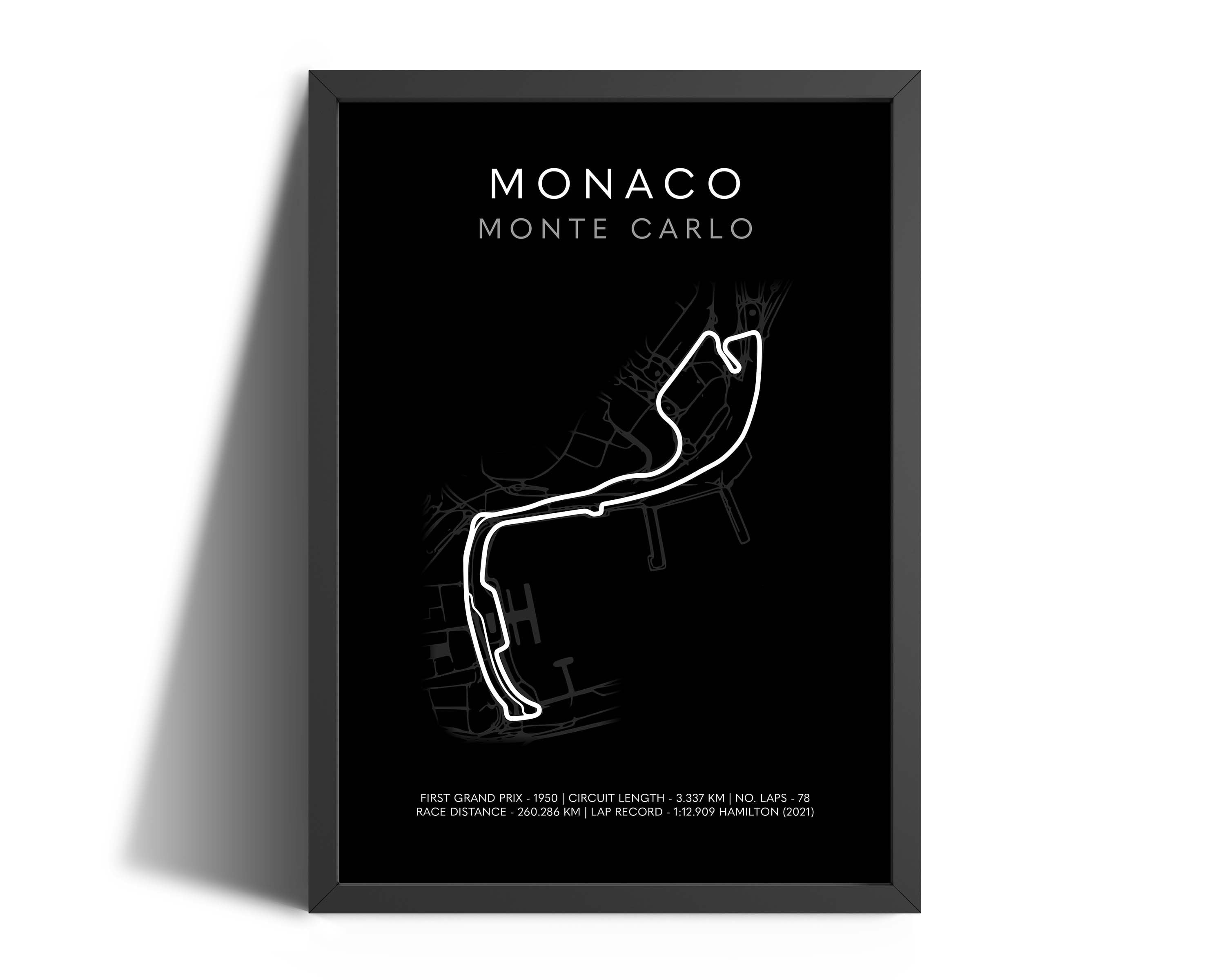 POSTER Monte Carlo Monaco Grand Prix Print | F1 Poster | Formula 1 ...