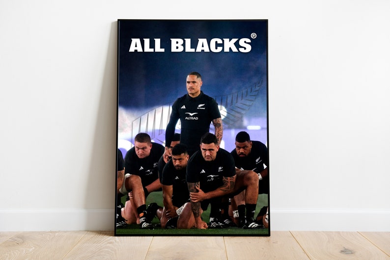 Poster New Zealand All Blacks Rugby Poster 2024 -unframed - Walmart.com