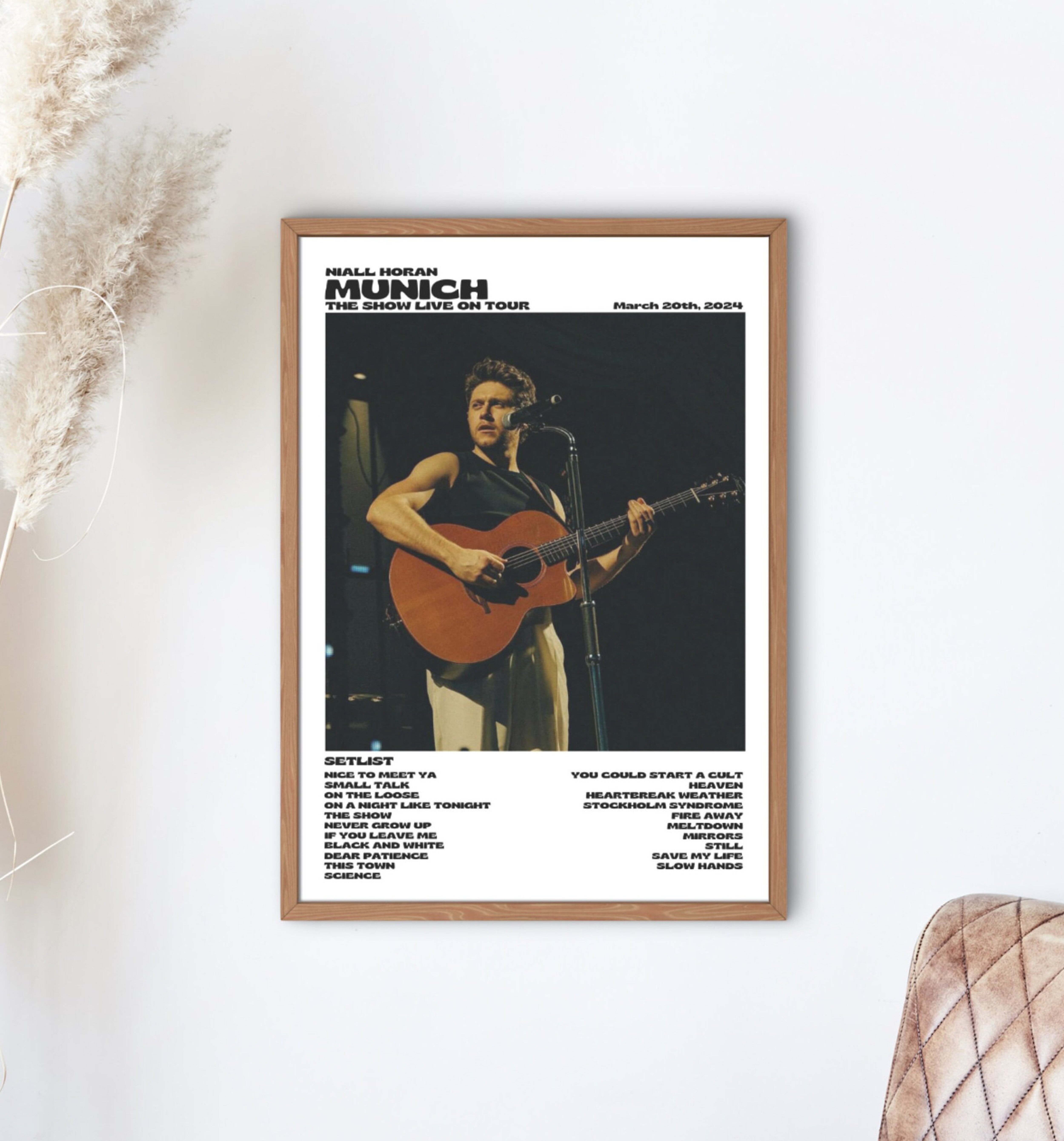 POSTER Niall Horan, The Show Live On Tour Munich, March 20th 2024