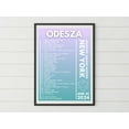 POSTER Odesza Setlist Poster Print Madison Square Garden, New York