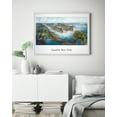 POSTER Old Map of New York City, vintage NYC map featuring Brooklyn