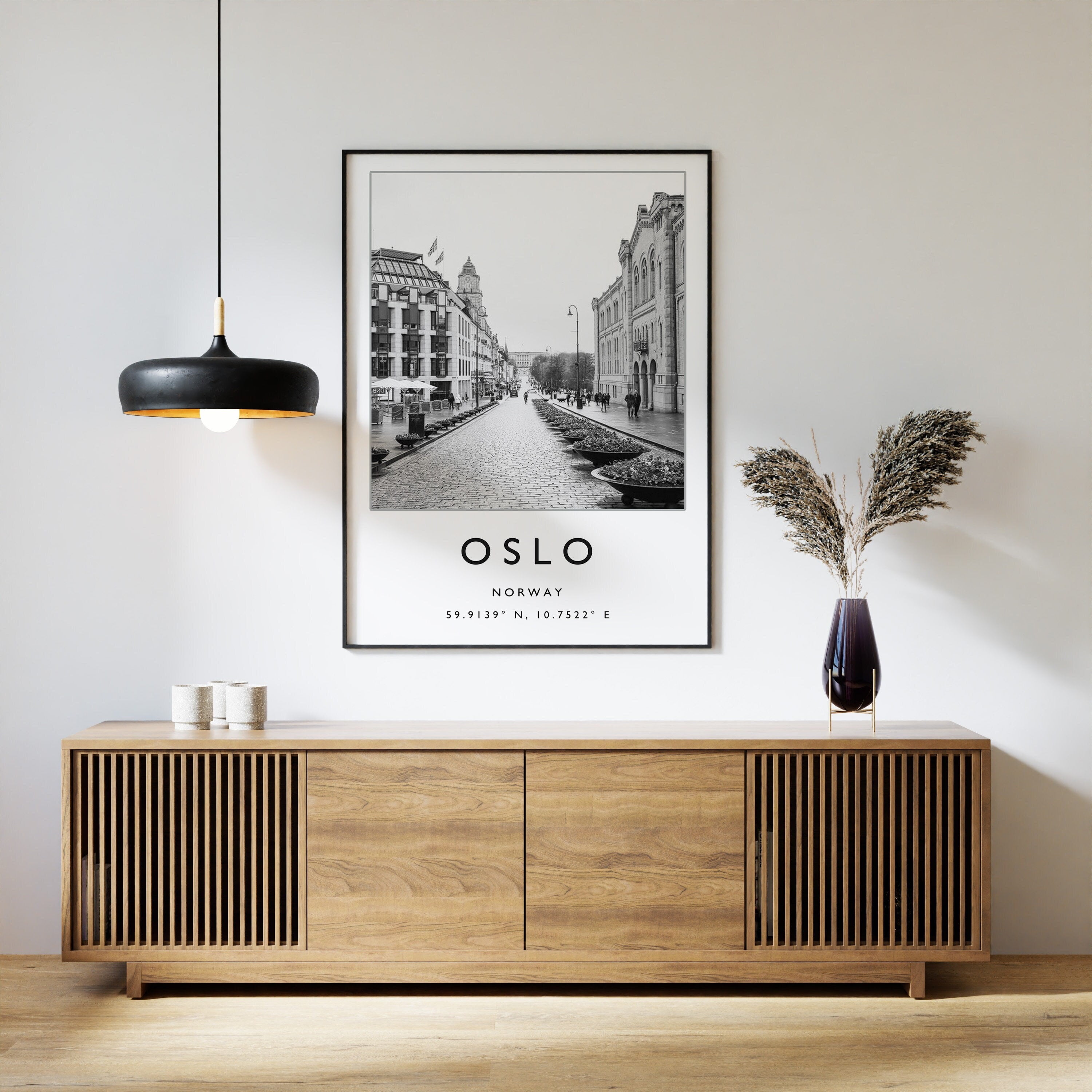 POSTER Oslo Travel Print, Oslo Travel Poster, Norway Travel Print