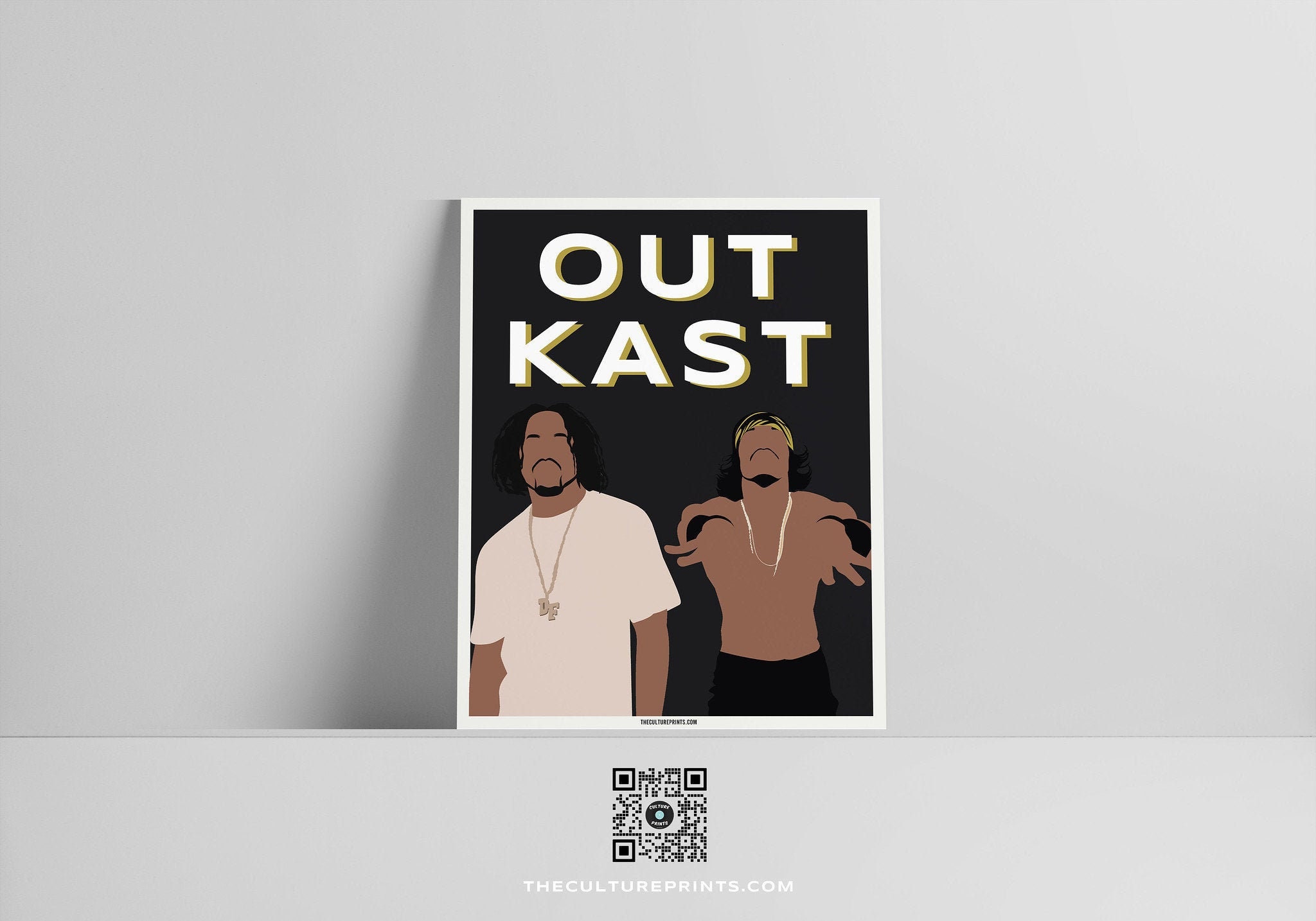 POSTER Outkast Portrait Poster Outkast Minimal Hip Hop Illustration
