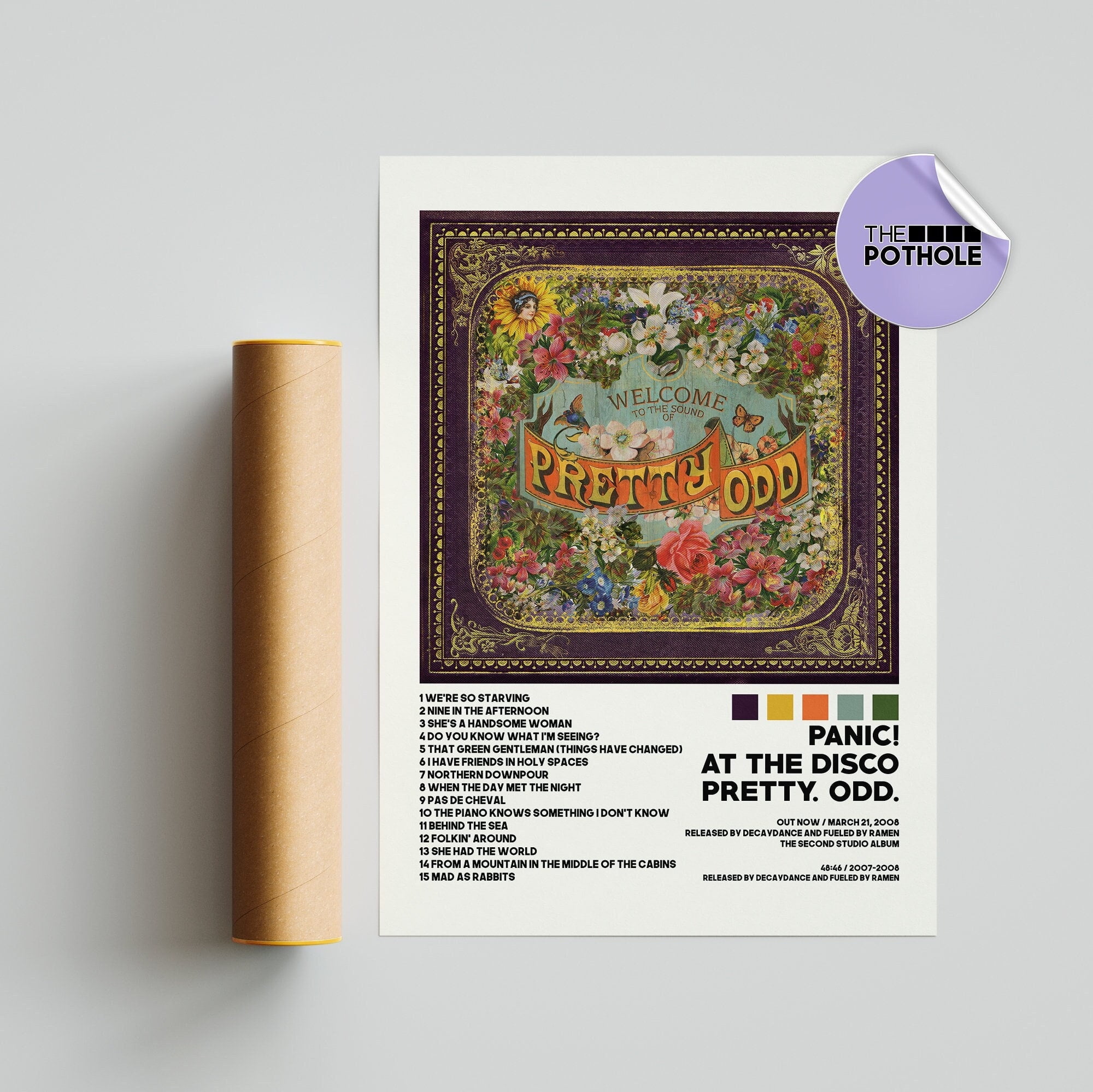 POSTER Panic! At the Disco Posters, Pretty. Odd. Poster, Panic! At the Disco, Album Cover Poster ...