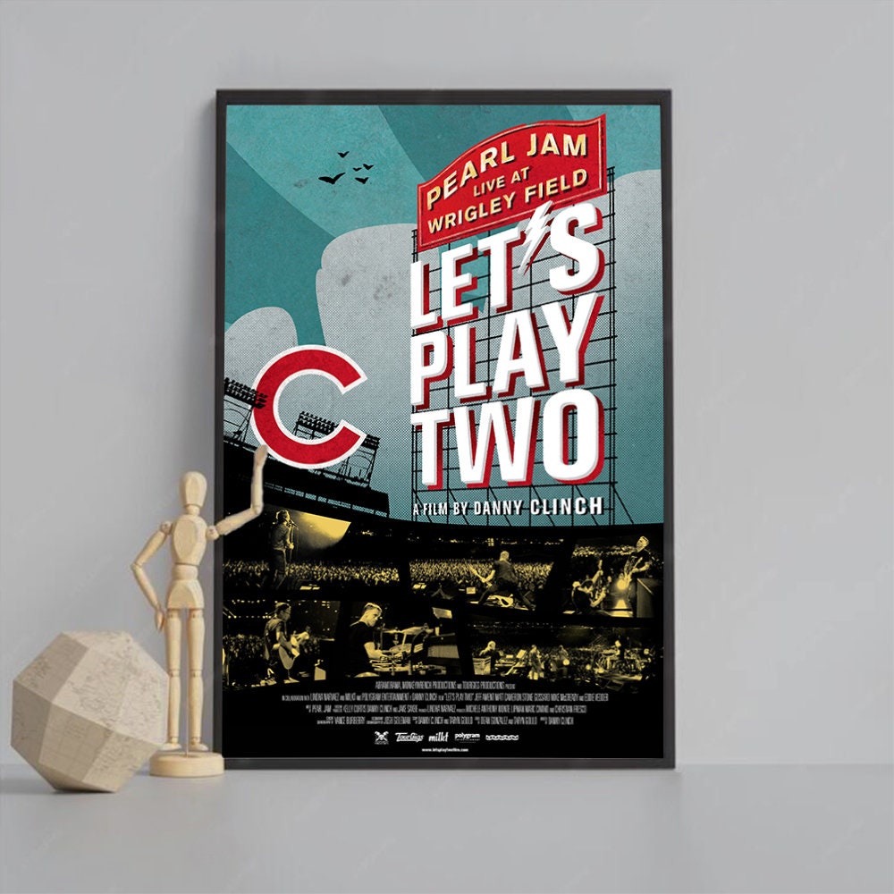 POSTER Pearl Jam Let's Play Two Original Poster Movie Poster Minimalist