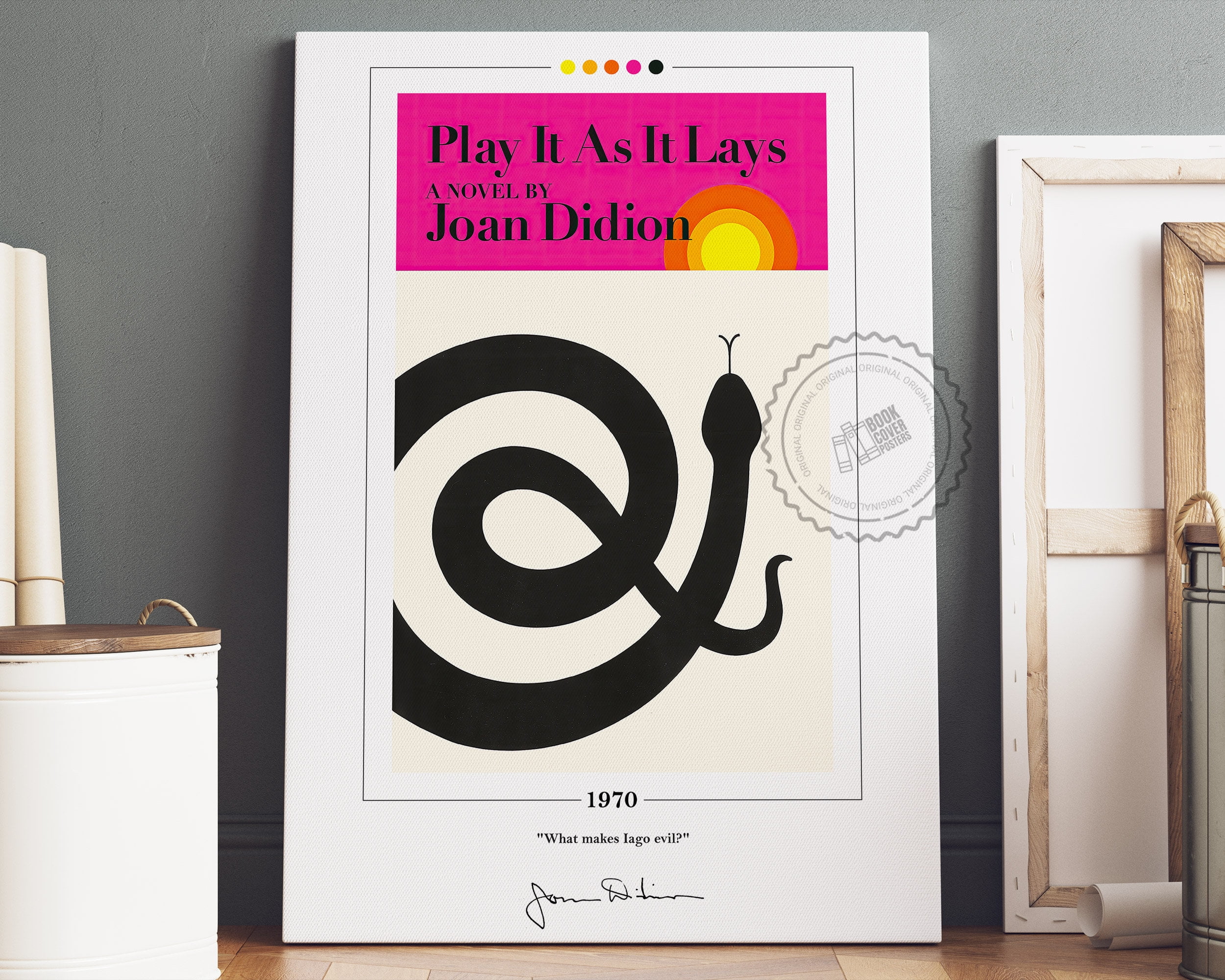 POSTER Play It as It Lays Book Cover Poster | Joan Didion, Play It as