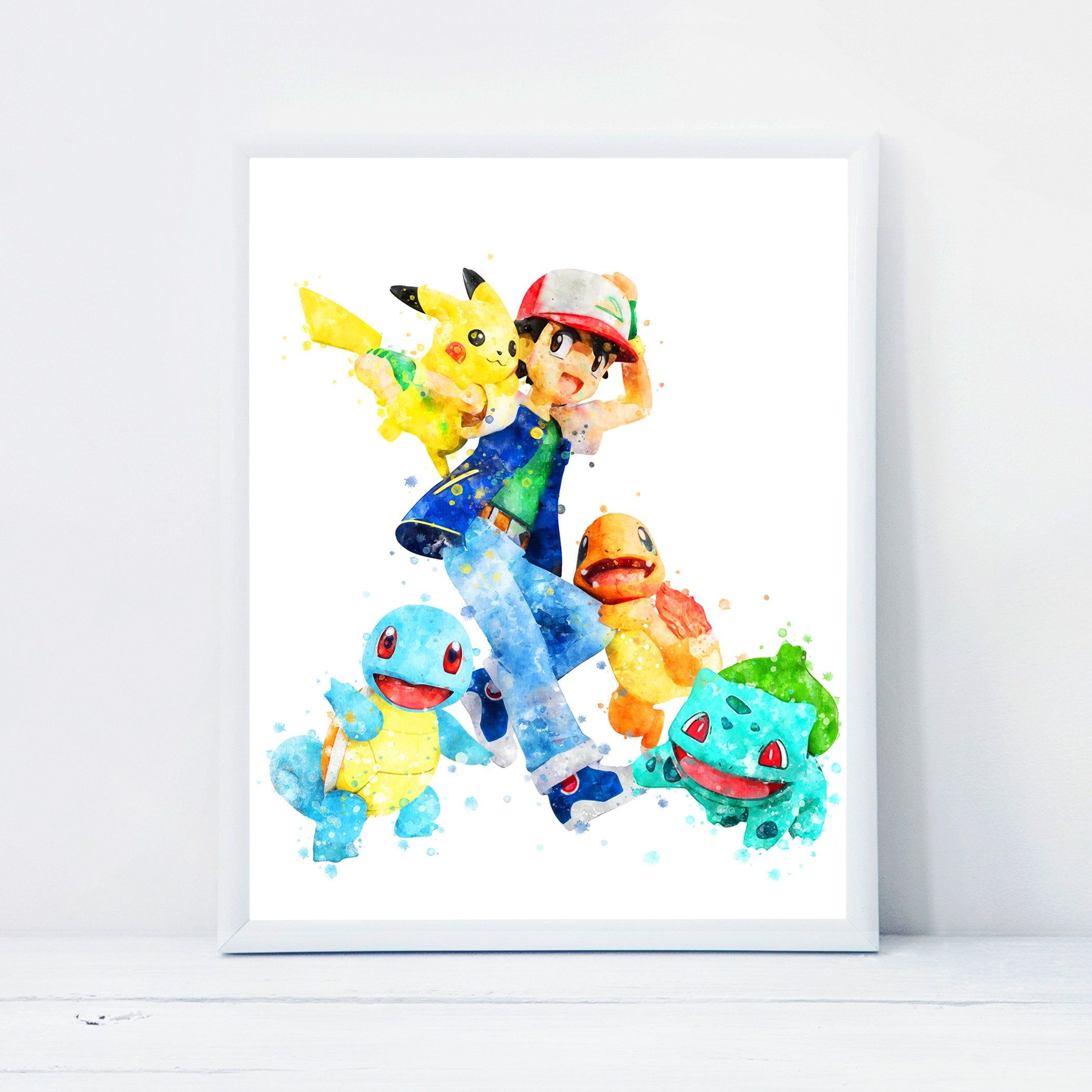 POSTER Pokemon Printable Art Pokemon Watercolor Nursery Decor Pokemon ...