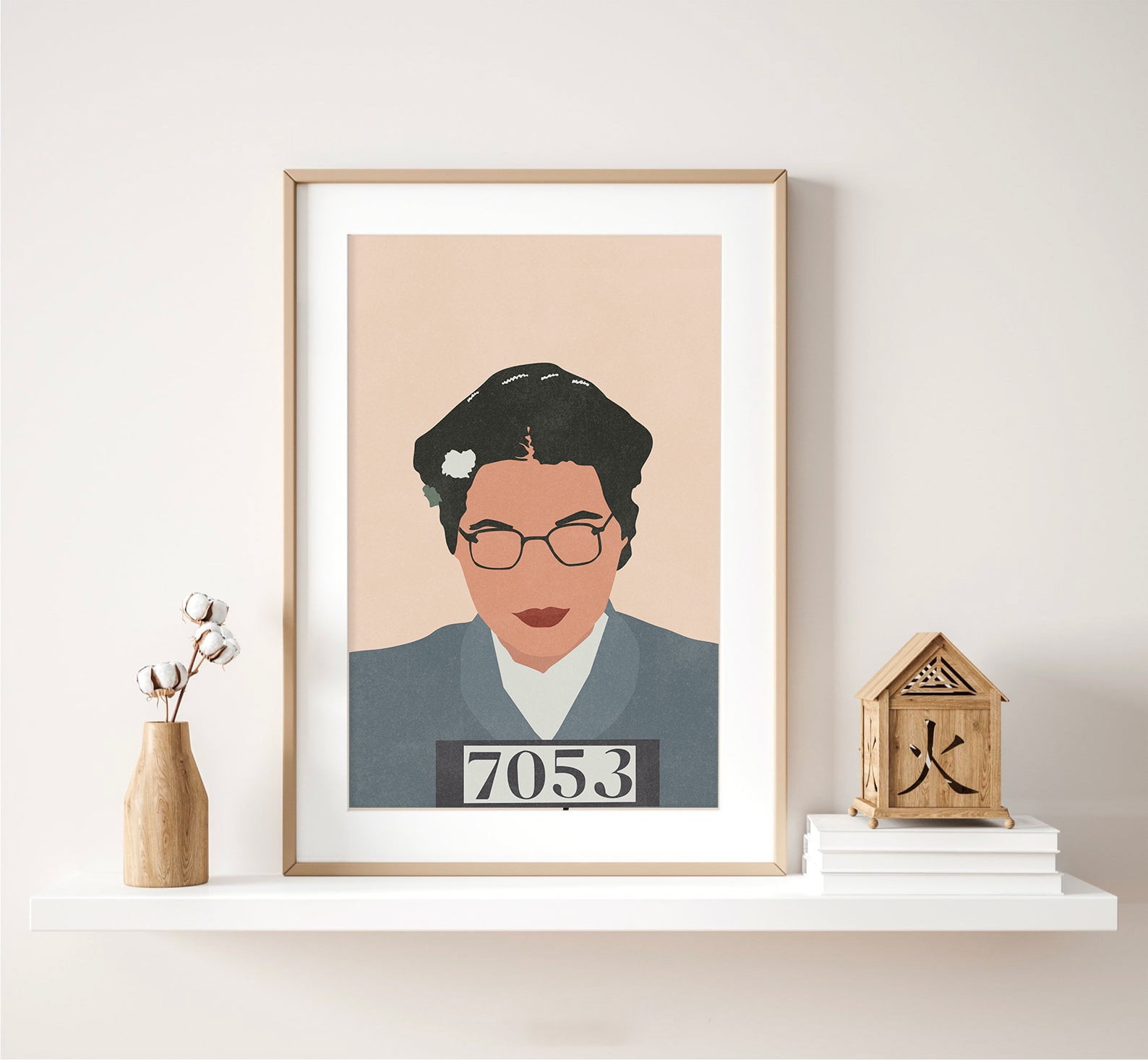 POSTER Rosa Parks Print Feminist Wall Decor, Rosa Parks Poster, Girl ...