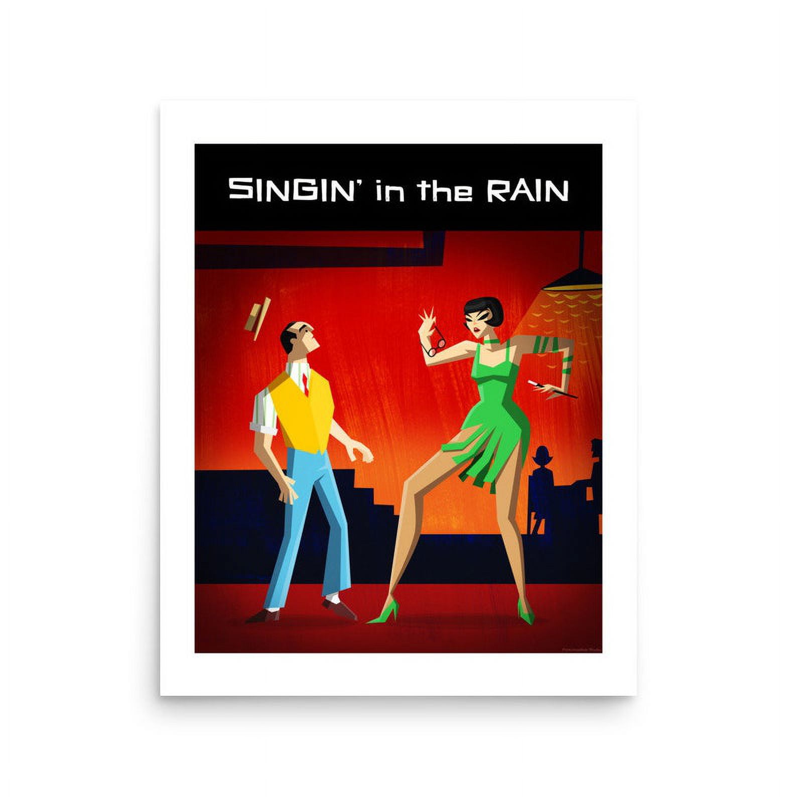 POSTER SINGIN' in the RAIN | Gene Kelly | Cyd Charisse Poster-UNFRAMED ...