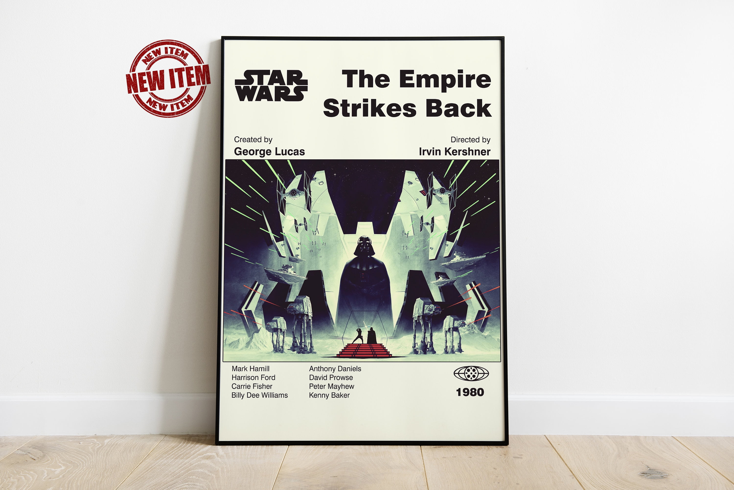 POSTER STAR WARS POSTER - Mid Century Modern Poster - Minimalist Poster