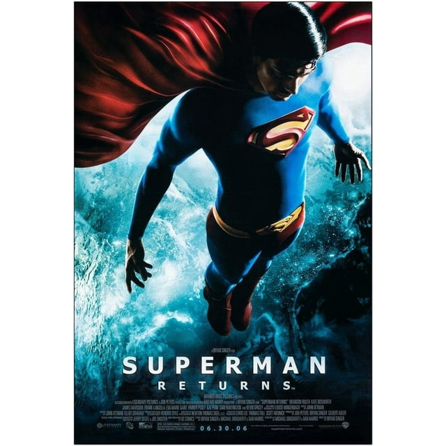 POSTER SUPERMAN RETURNS - 2006 original D/S Final movie poster