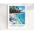 thumbnail image 1 of POSTER Santa Teresa Travel Print La Costa Rica Wall Art Santa Teresa Wall Hanging Home Decor Santa Teresa Gift Art Lovers Central America Artwork UNFRAMED, 24x36, 1 of 2