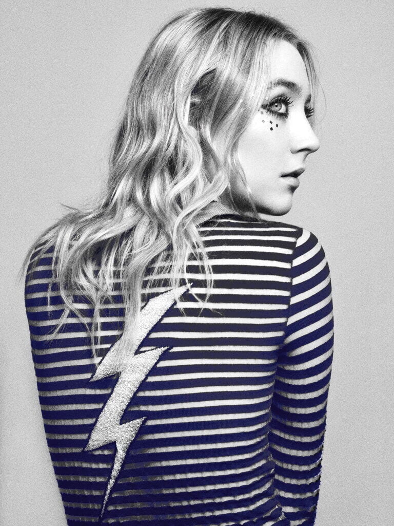 POSTER Saoirse Ronan Blonde Cool Beautiful Face Actress BW WALL POSTER ...