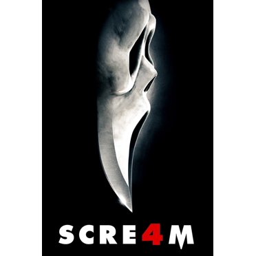 Scream 4 Movie Poster – 11x17 Reproduction, Wes Craven Horror Classic