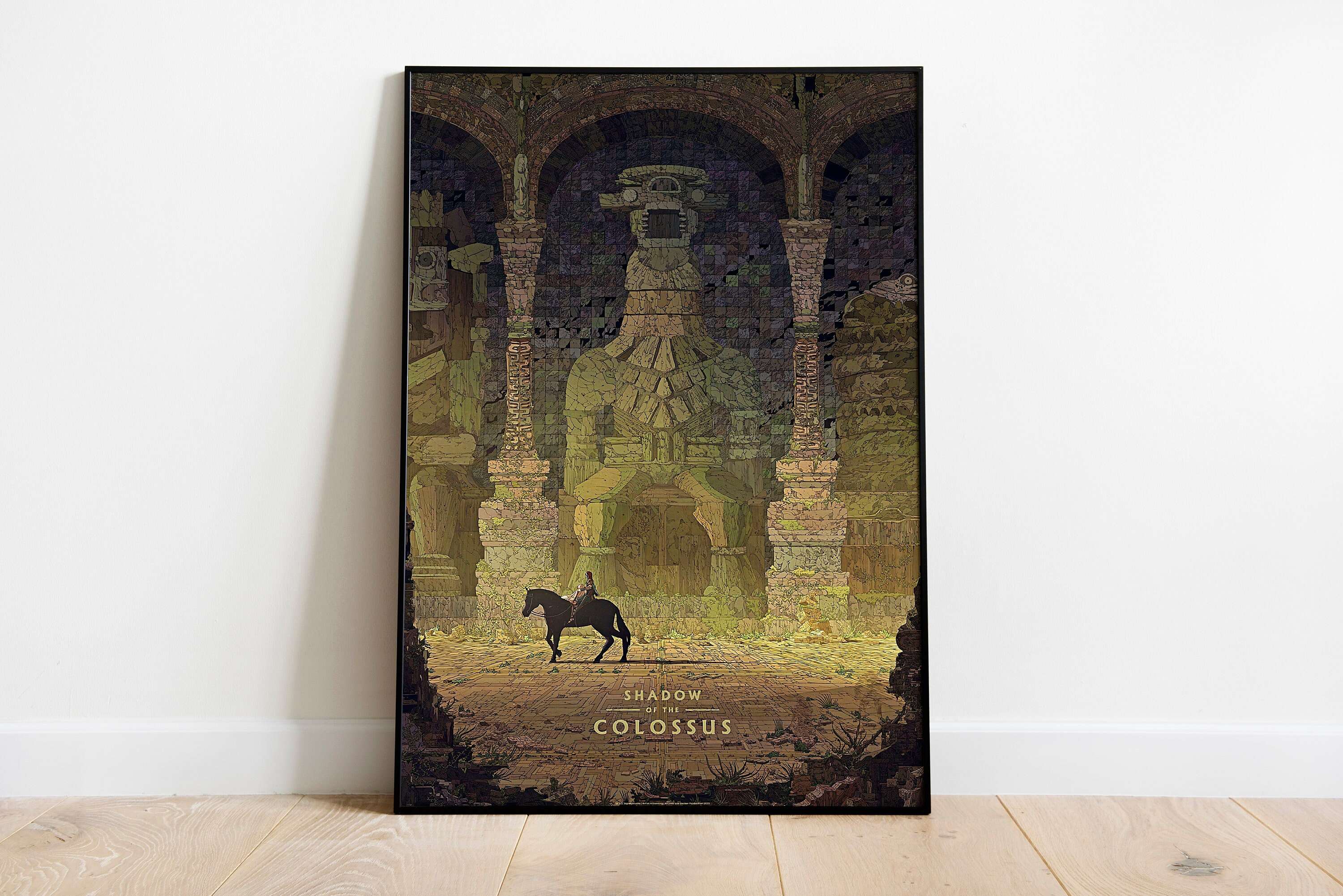 POSTER Shadow of the Colossus Poster - Shadow of the Colossus Art Print Game Poster - Game Room ...