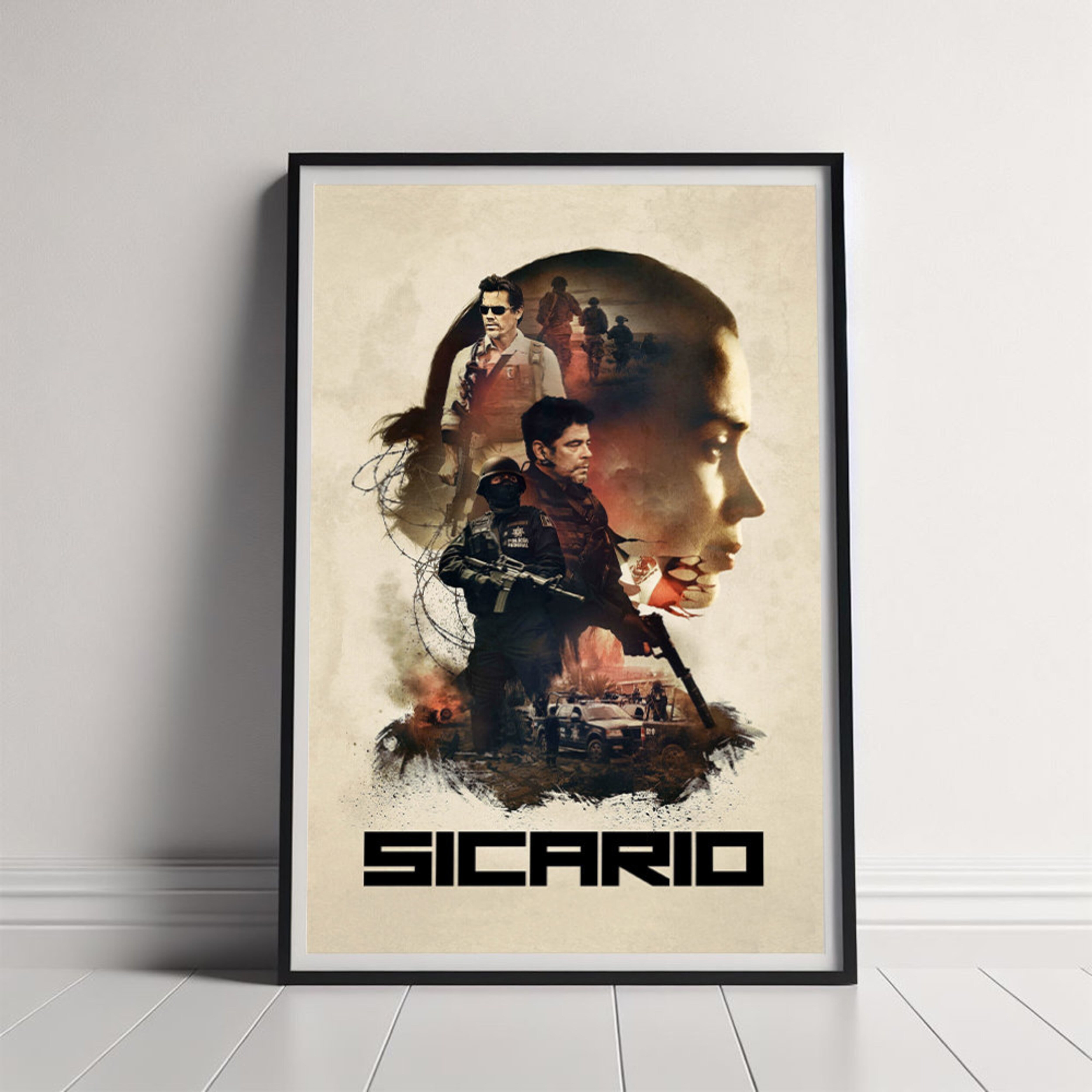 POSTER Sicario Movie Poster, Poster Printing, Classic Movie Wall Art ...