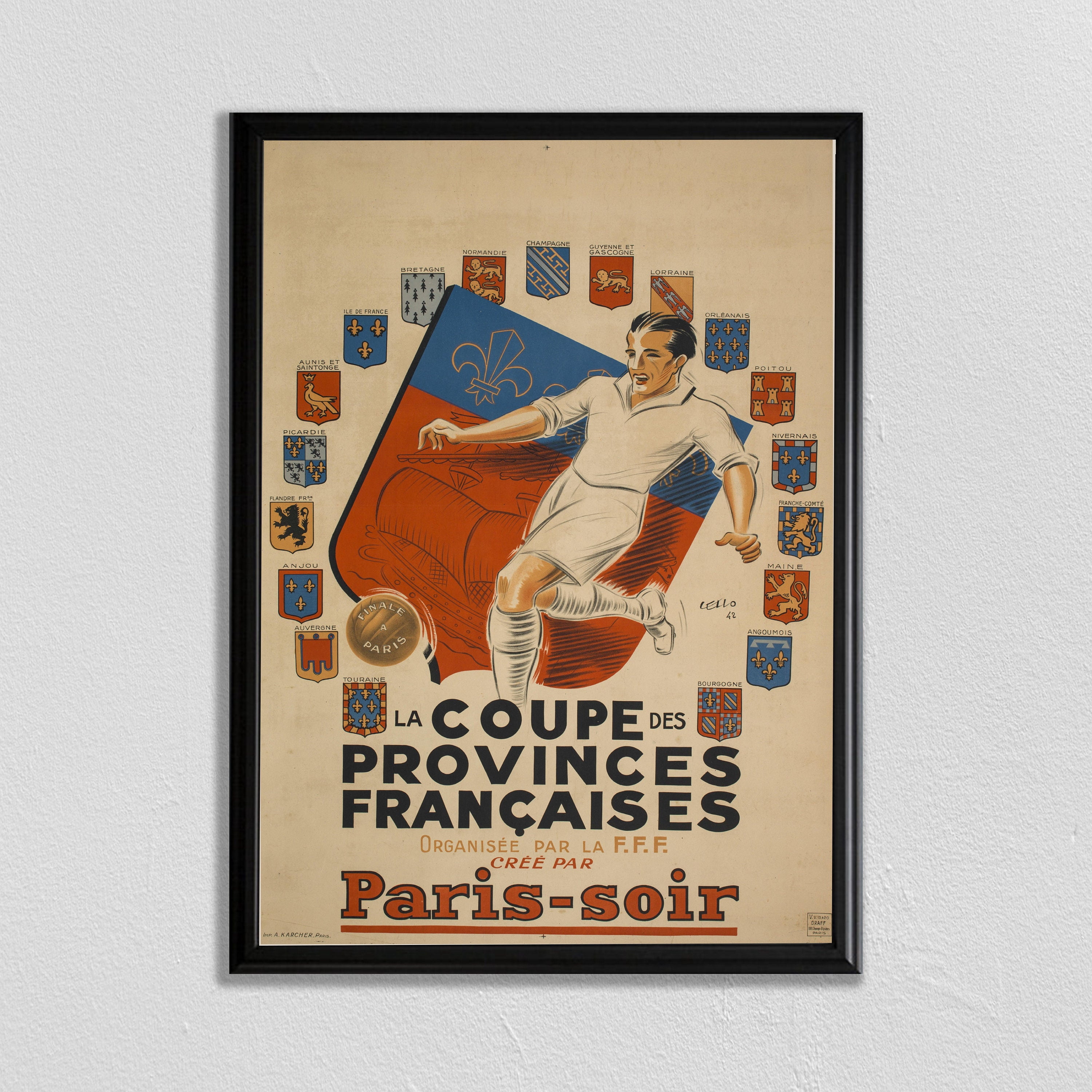POSTER Soccer Poster, World Cup Poster, Football Print, Soccer Gift