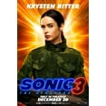 POSTER Sonic the Hedgehog 3 2024 Movie Poster Krysten Ritter16x24