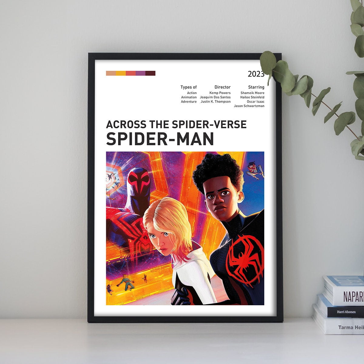 POSTER SpiderMan Across the SpiderVerse posters, movie posters, Classic movie posters, Wall