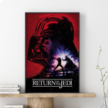 Star Wars: Return Of The Jedi Movie Poster – Print Or Unframed Canvas – Pop Art Style