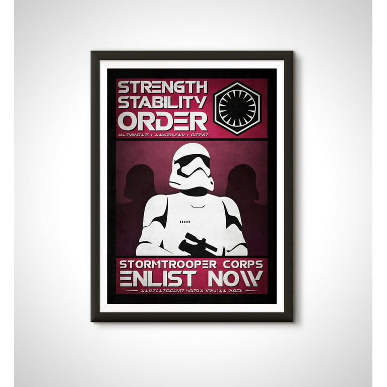 POSTER Star Wars Movie Poster First Order Propaganda Stormtrooper 