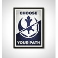 POSTER Star Wars Movie Poster Minimalist Rebel Alliance Galactic Empire