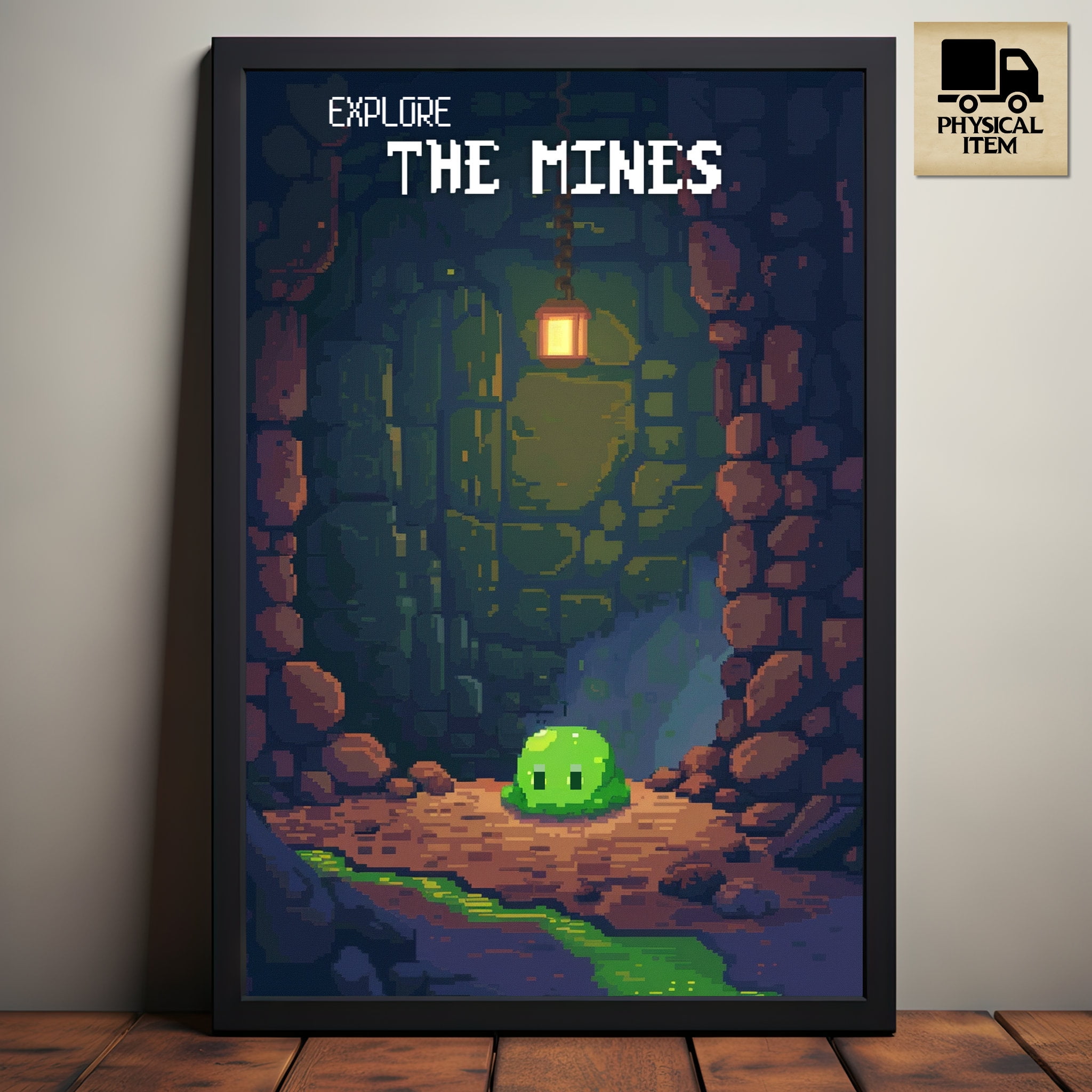 POSTER Stardew Valley Travel Poster, Explore the Mines, Art Prints ...