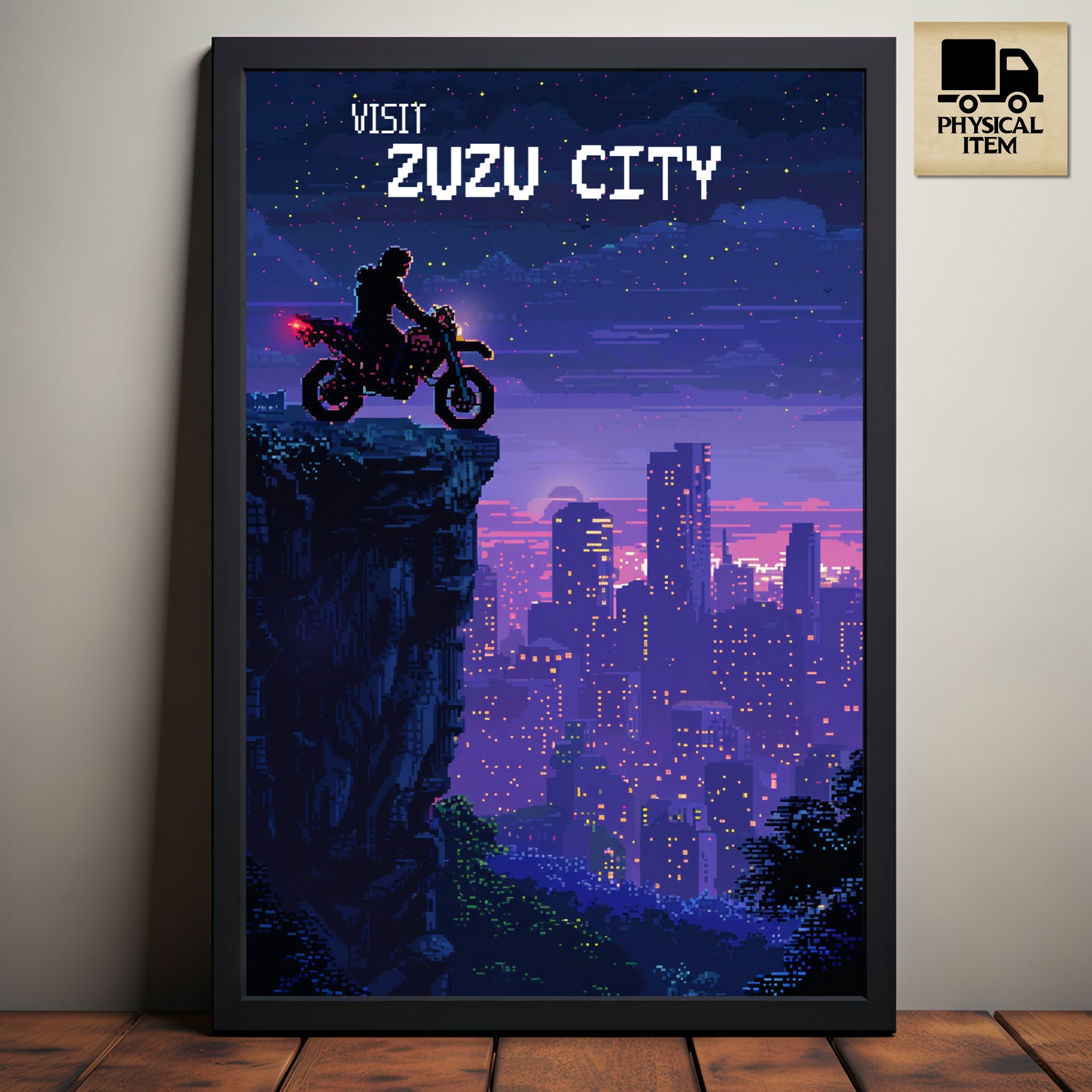 POSTER Stardew Valley Travel Poster, ZUZU CITY, Stardew Valley Inspired
