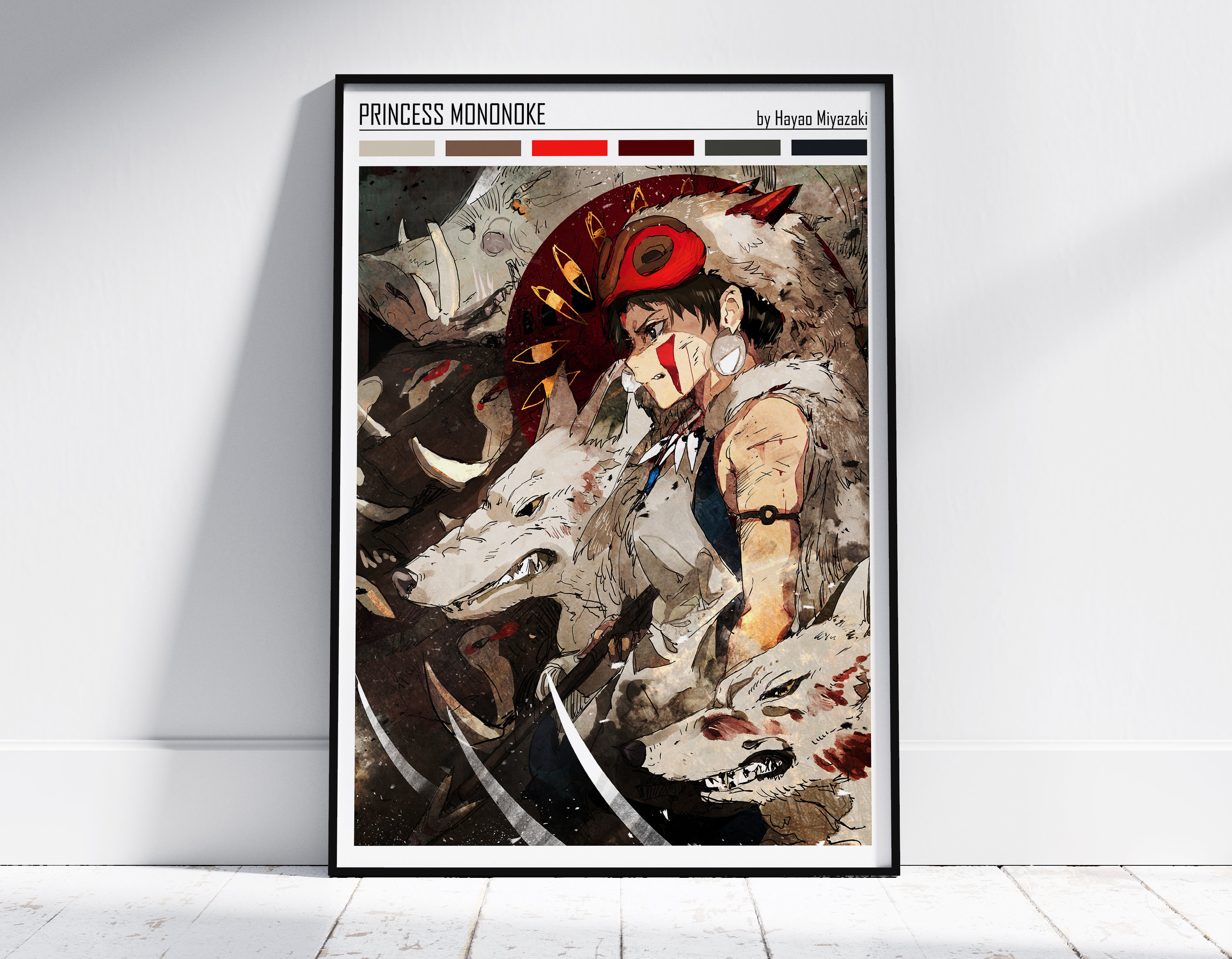 POSTER Studio Ghibli Poster, Princess Mononoke Poster, Studio Ghibli ...