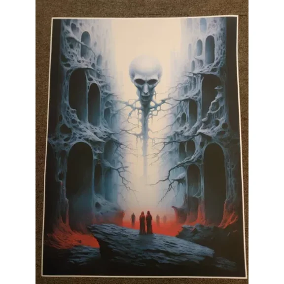 POSTER Surreal Zdzislaw Beksinski Style Poster UNFRAMED, 24x36