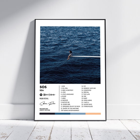 POSTER Sza Sos Album Poster-UNFRAMED