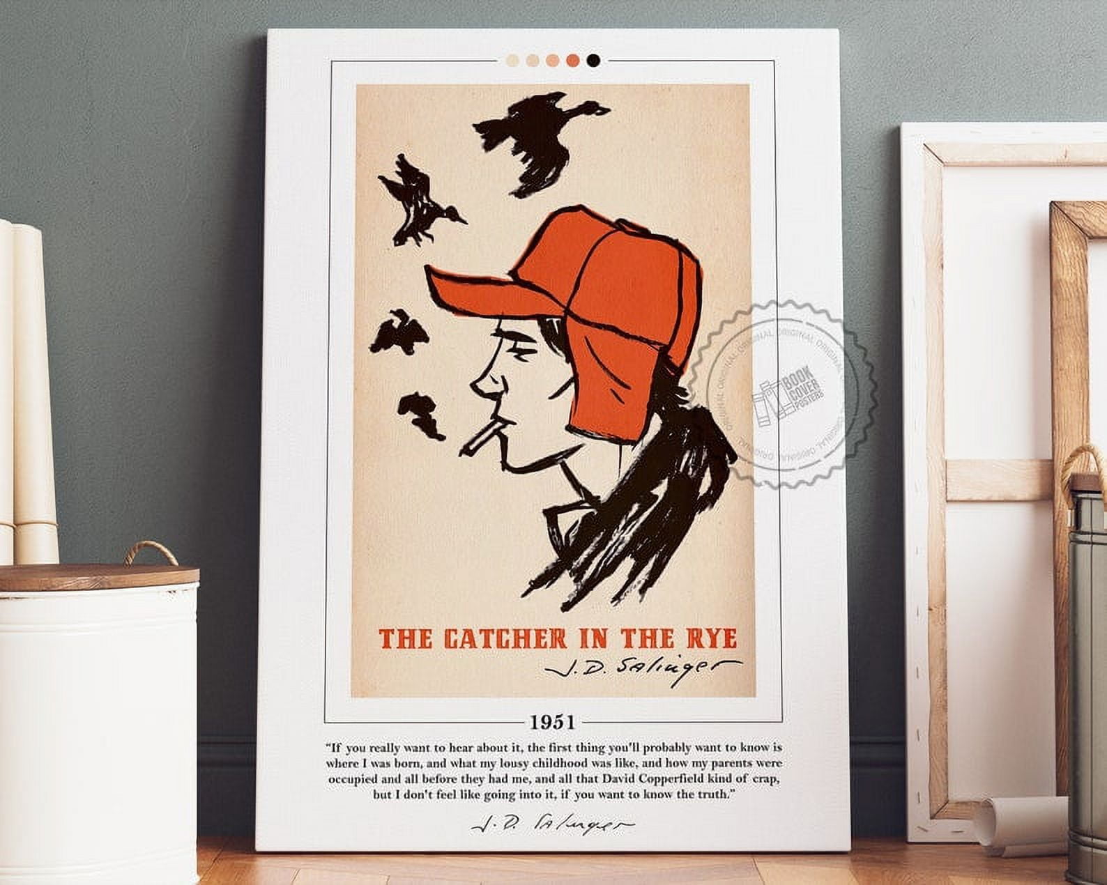 POSTER The Catcher in the Rye Book Cover Poster | J. D. Salinger, The