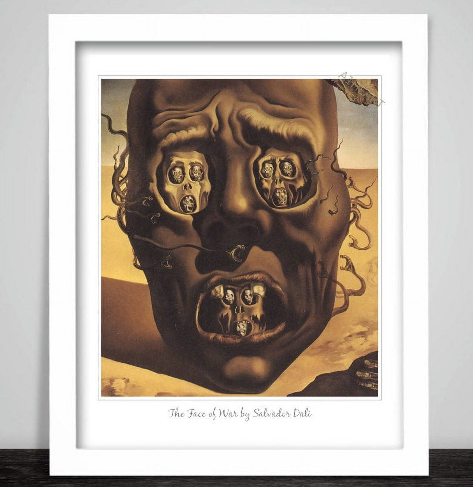 POSTER The Face Of War By Salvador Dali Art Print Poster Spanish POSTER The Face War Salvador Dali Art Print Poster Spanish Surrealist Death Skull Head Disembodied Face Second World Serpents 504 UNFRAMED E7183b83 039f 4eaa Bb58 28ccbc8a031f.c9f7c8691f70867d5afaec4d31cbd0c8