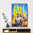 POSTER The Fall Guy 2024 Movie Poster Art Movie Wall Room Decor Border