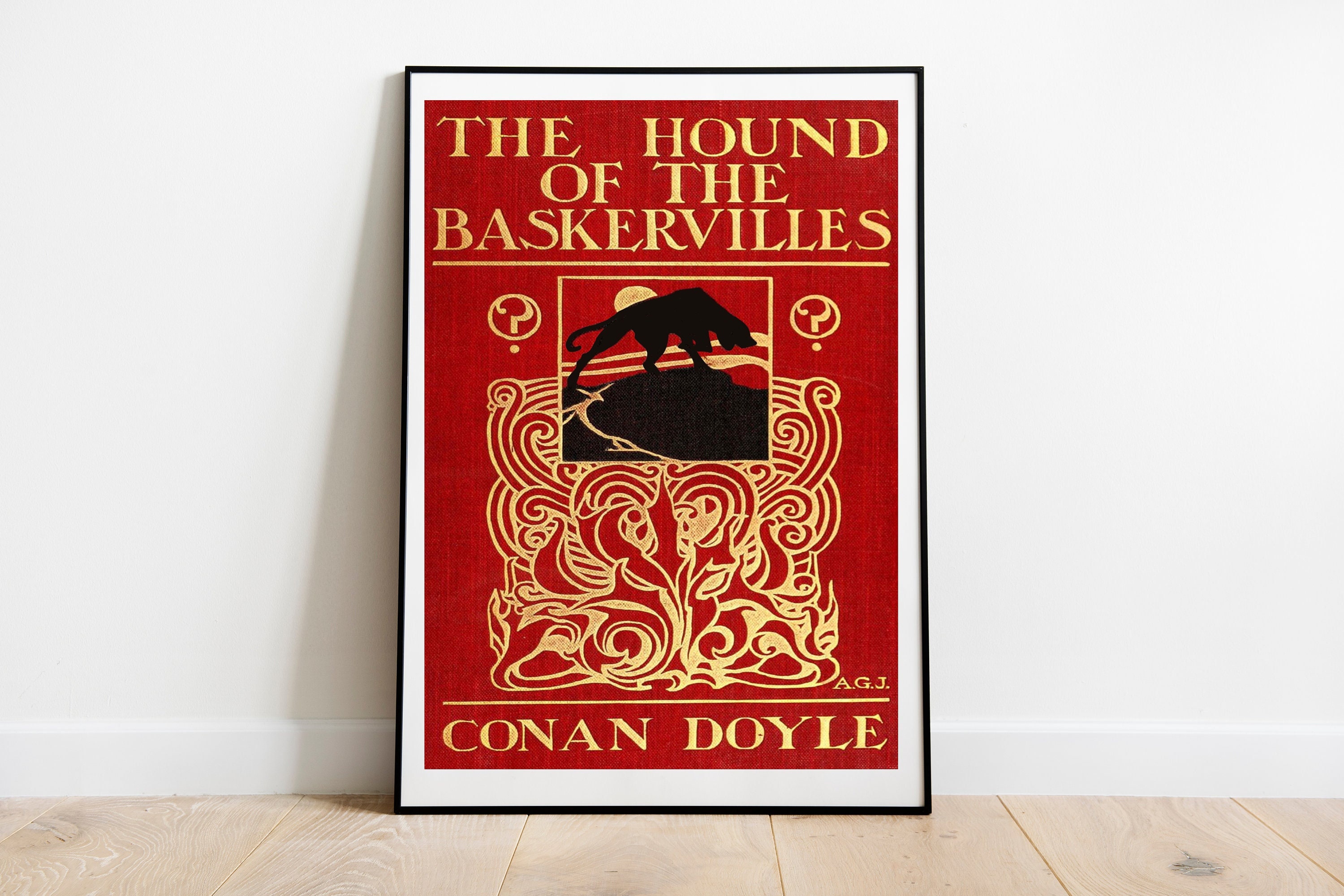 POSTER The Hound of the Baskervilles Art Print | Arthur Conan Doyle