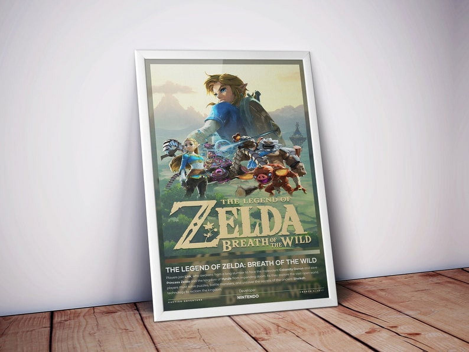 POSTER The Legend of Zelda Breath of the Wild Poster, Gaming Posters, Video Game Posters, High