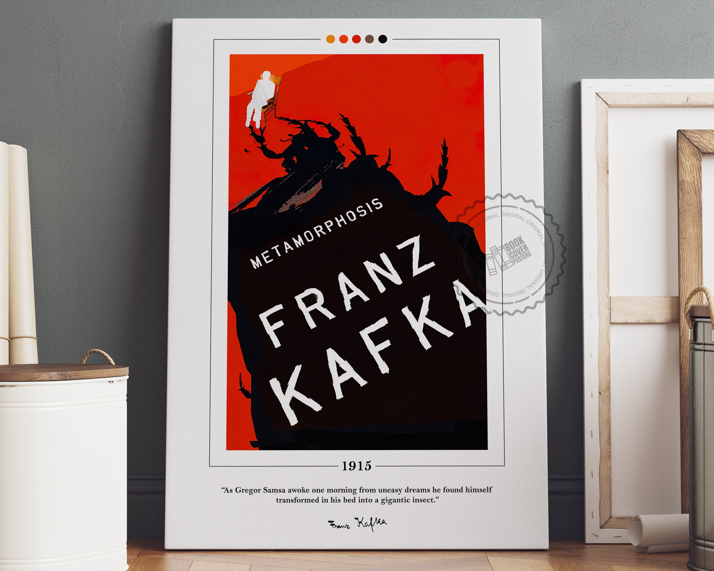POSTER The Metamorphosis Book Cover Poster | Franz Kafka, Metamorphosis
