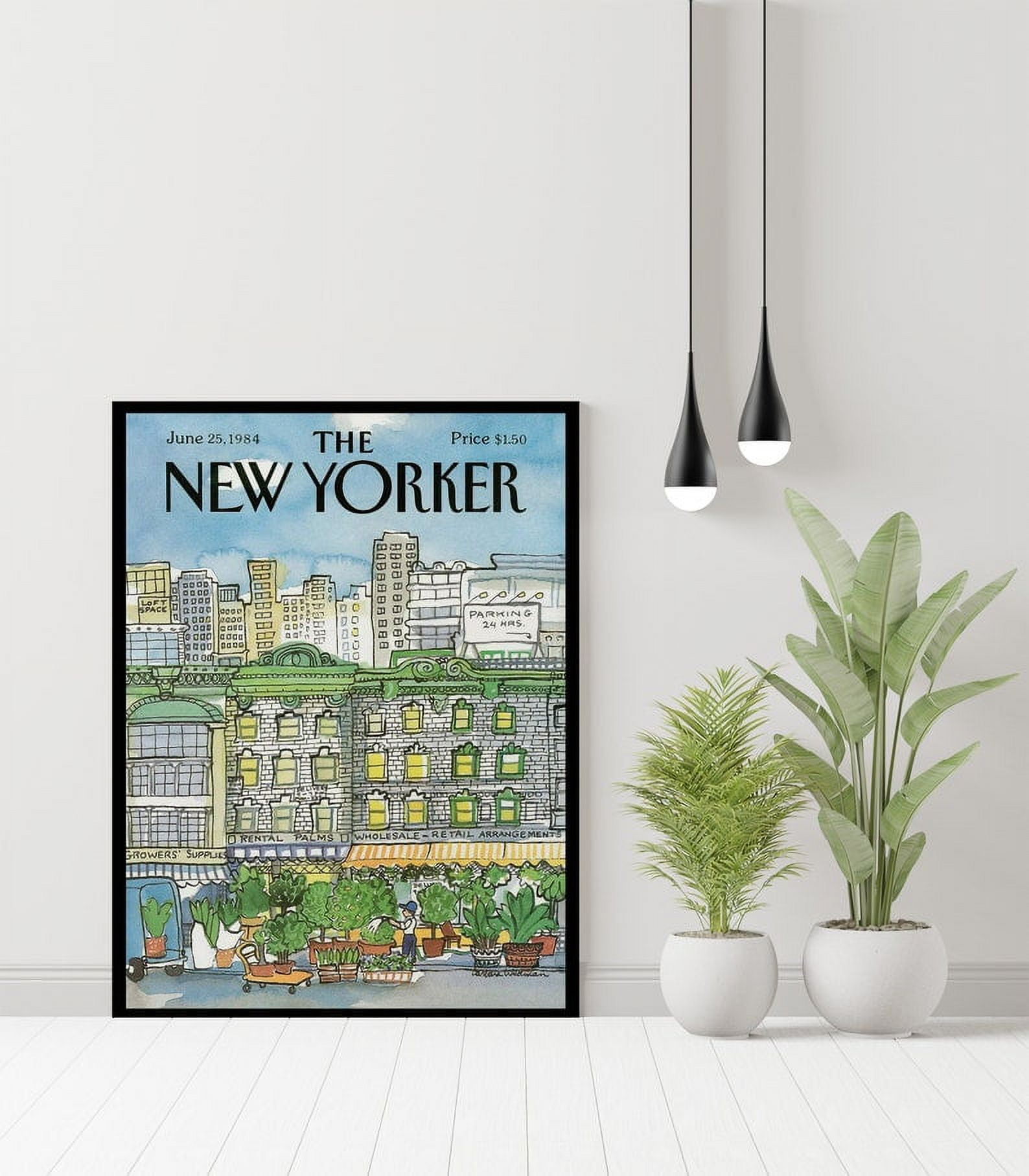 POSTER The New Yorker Magazine Cover "Tree, Shrub & Plant for rentals