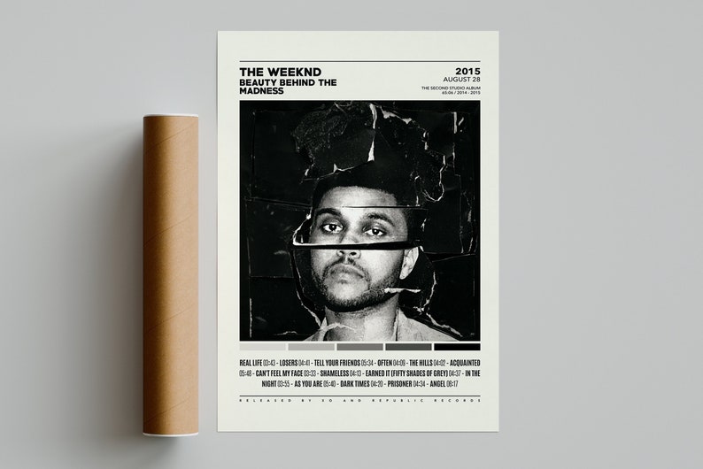 POSTER The Weeknd Posters / Beauty Behind The Madness Poster / The