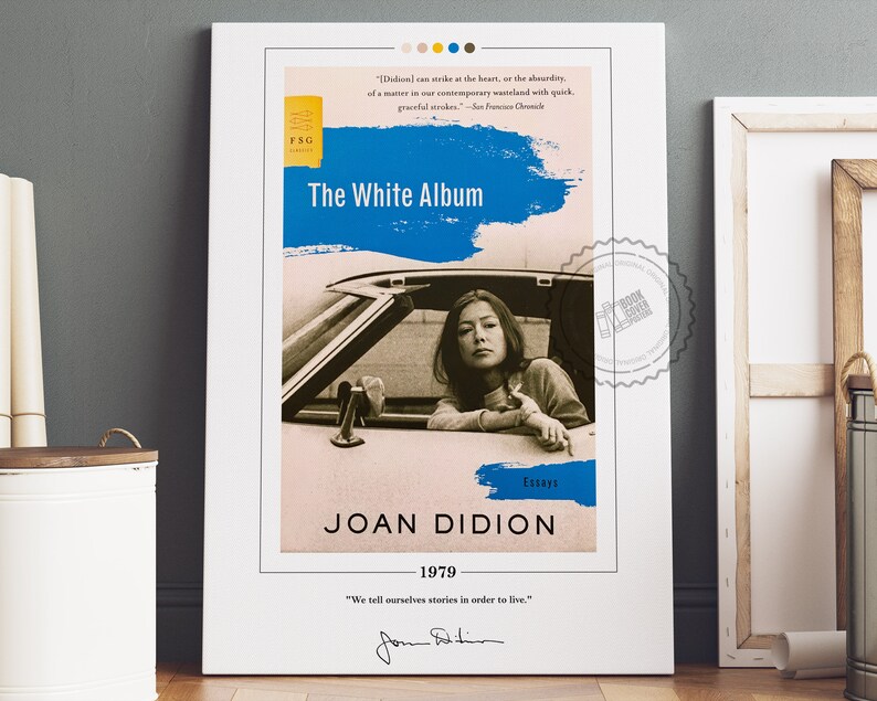 POSTER The White Album Book Cover Poster | Joan Didion, The White Album