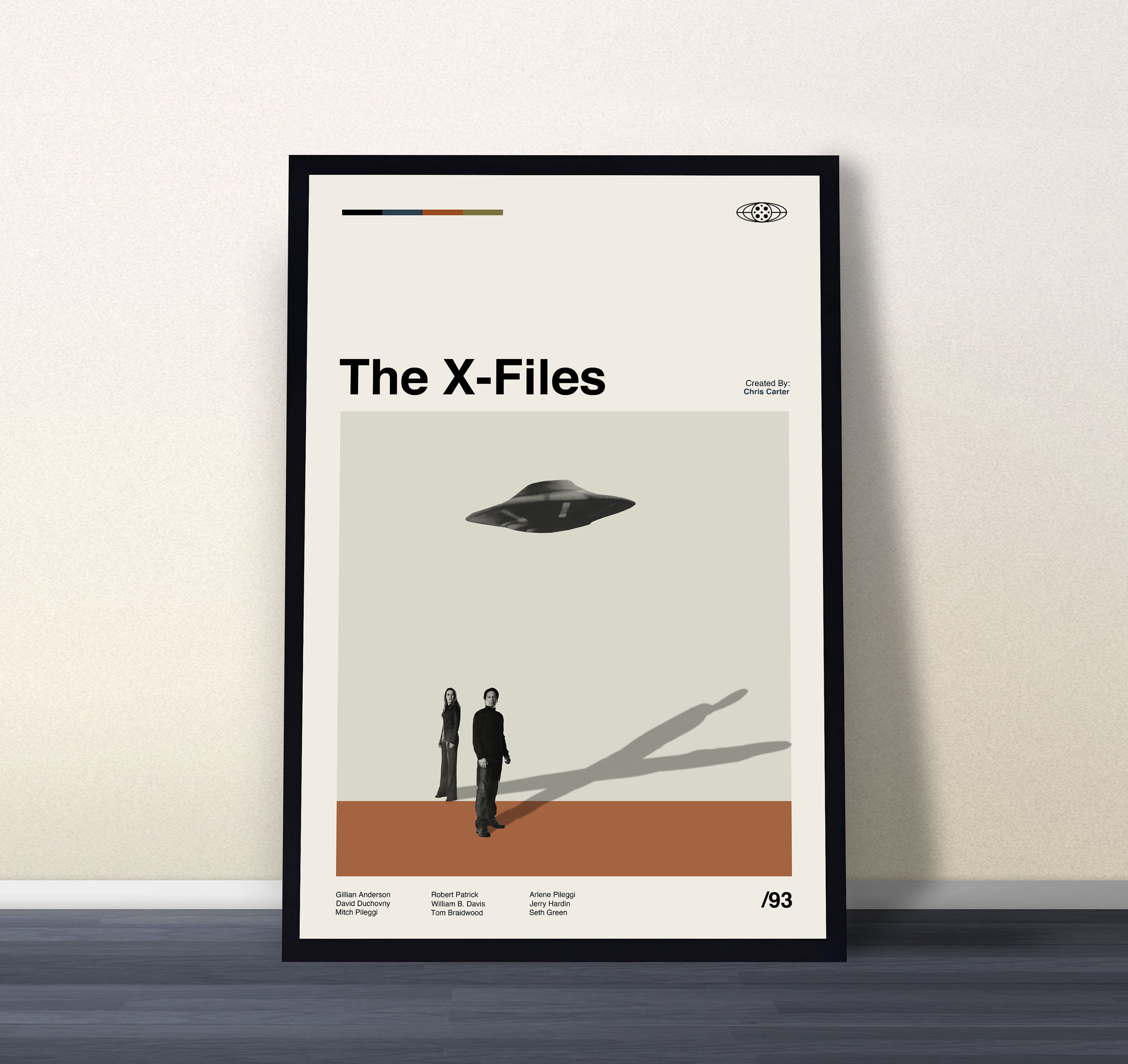 POSTER The X Files Poster The X Files Tv Series Print Retro Poster poster-the-x-files-poster-the-x-files-tv-series-print-retro-poster