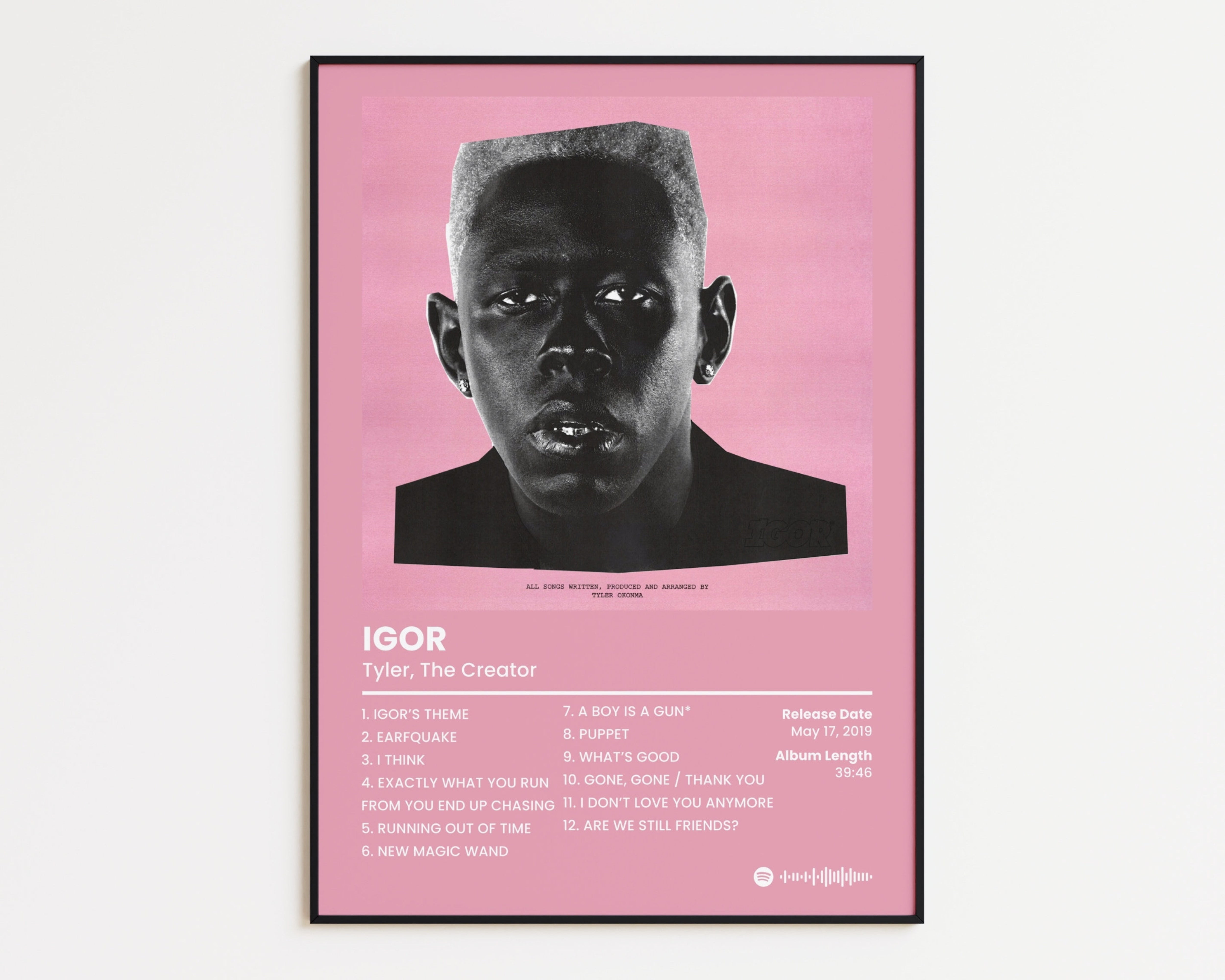 POSTER Tyler, The Creator Cover Poster, Igor Print, Classics Rap Poster ...