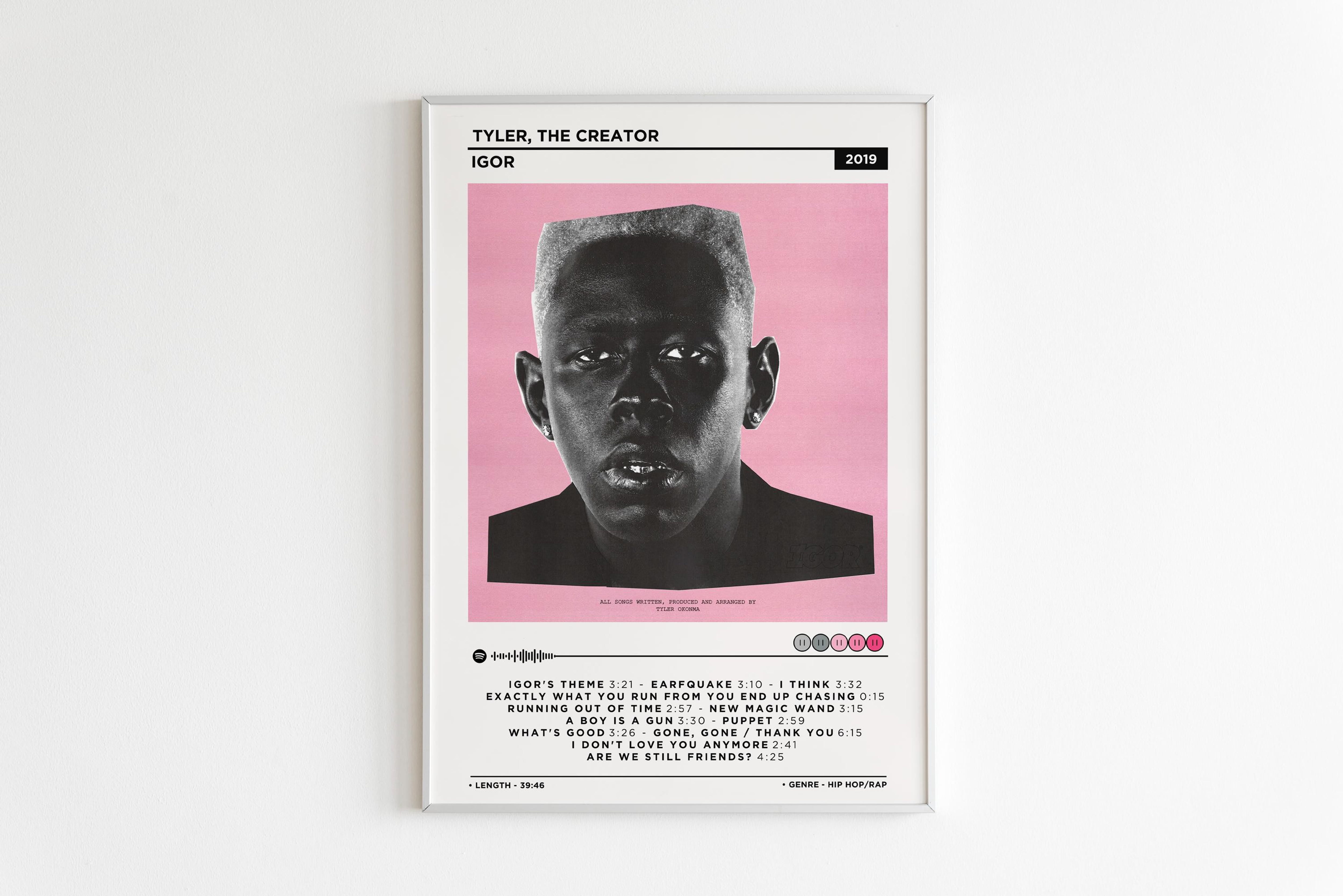 POSTER Tyler, The Creator Igor Album Poster / Album Cover Poster POSTER Tyler, The Creator Igor Album Poster / Album Cover Poster